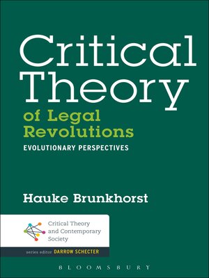 cover image of Critical Theory of Legal Revolutions